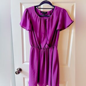 Banana Republic Keyhole Flutter Sleeve Dress